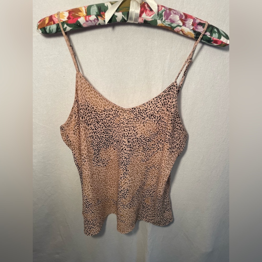 Current Air Tan Fitted Sleeveless Camisole